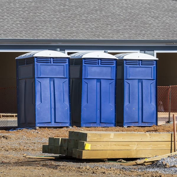 how can i report damages or issues with the porta potties during my rental period in Irvona